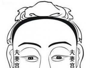 面相算命圖解:面相十二宮圖之妻妾宮